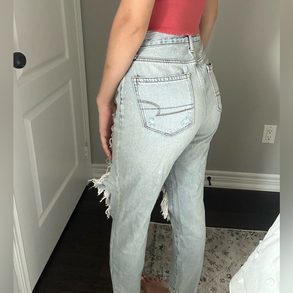 Ripped Blue Jeans - Picture 3 of 5